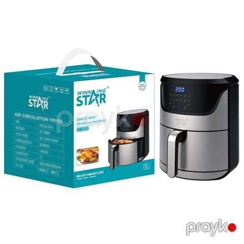Winning Star ST-9685 1800W Gücündə Rəqəmsal Hava Fritözü 7L Böyük Tutumlu Çoxfunksiyalı Air Frey — Bakı