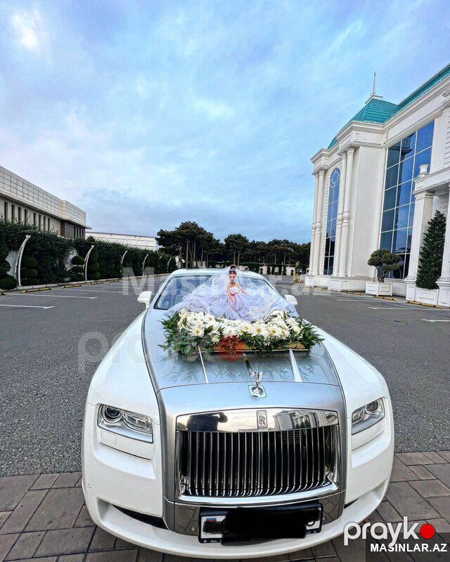 Rolls Royce rolls royce ghost white, 2016 il — Minik avtomobili icarəsi, Bakı (5)