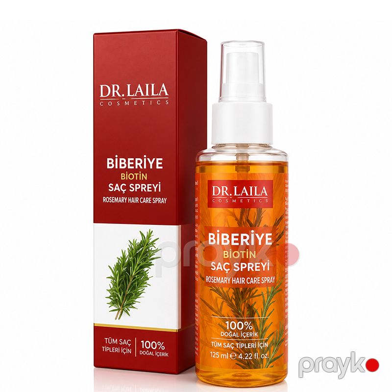 Dr. Laila Cosmetics Biberiye Biotin Saç Spreyi 100 ml – Rosemary Hair Care Tonic Saç Tökməsinə Qarşı Baxım Spreyi — Saç qayığı, Bakı (2)
