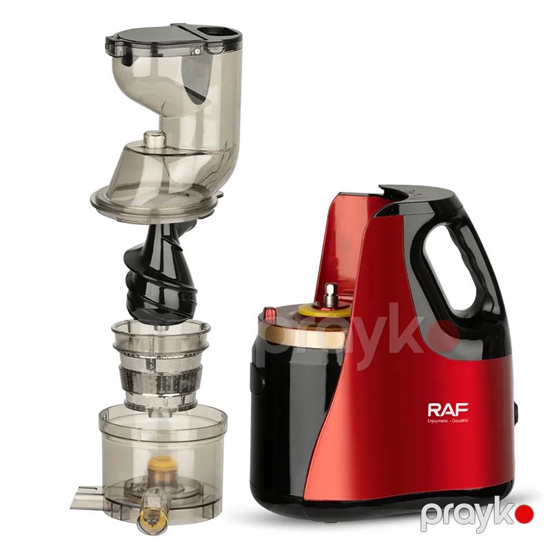 Soyuq Pres Funksiyasına Sahib Peşəkar RAF Şirəçəkən Maşın 400Ml İki Dişli Əks Funksiyalı Yavaş Şirə Çıxarma Özəlliyi 150W RAF R.2831 — Digər mətbəx texnikası, Bakı (4)