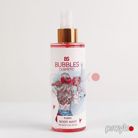 Bs Bubbles Cosmetic Xanımlar Üçün Özəl Hazırlanmış Body Mıst Parıs Bədən Spreyi 200ml — Bakı