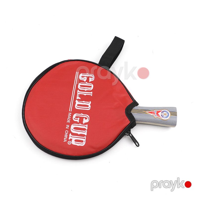 Tək Tərəfli Gold Cup Tennis Raketkası Qara Qırmızı Dizaynda Stolüstü Tennis Raketkası — İdman, hobi, istirahət, Bakı (2)