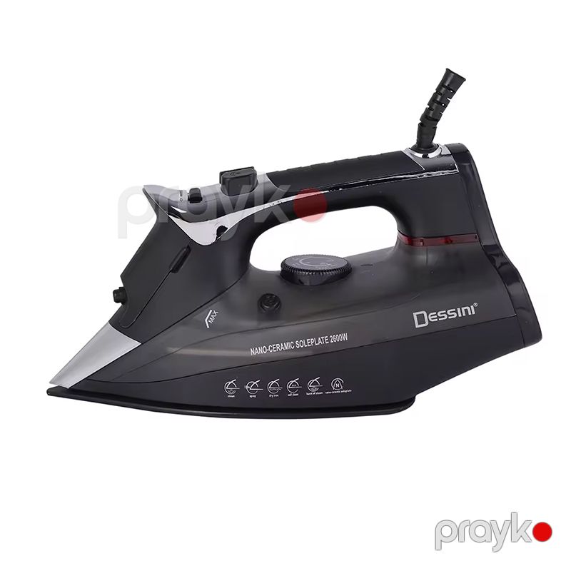 Dessını DS-961 Paslanmayan Polad Altlıqlı Buxarlı Ütü 2600W Gücündə Yüksək Keyfiyyətli Elektrikli Peşəkar Buxarlı Ütü — Ev texnikası, Bakı (2)