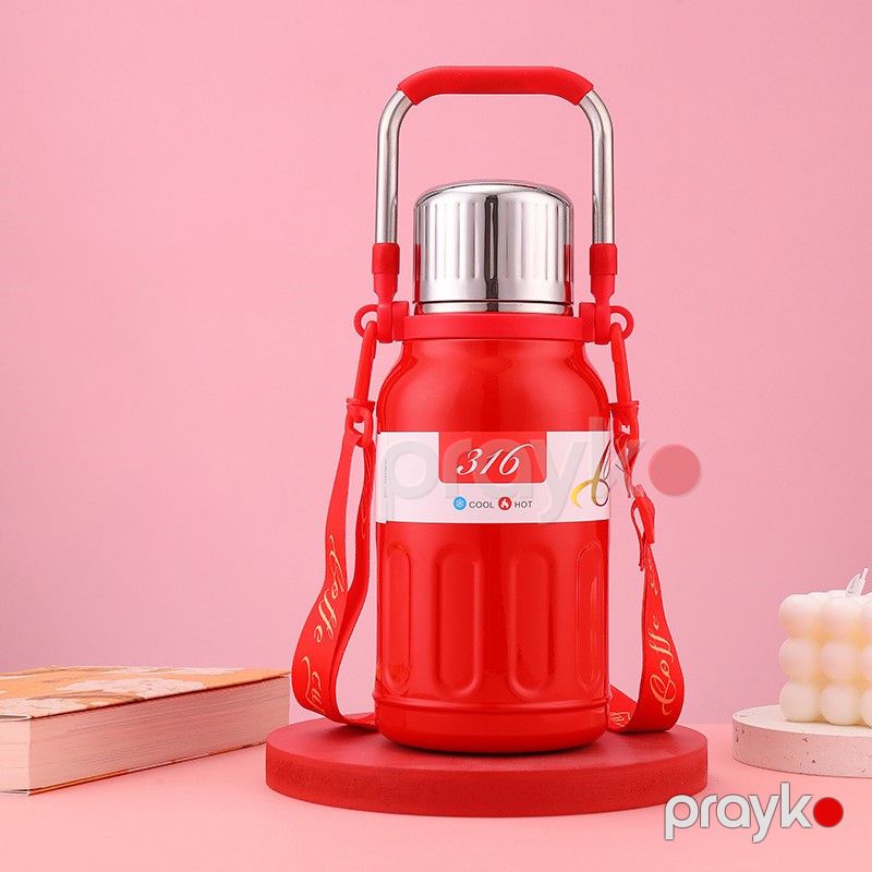 Classic Hoto Hotpot555 çoxrəngli 1000 ml paslanmayan polad termos flakonu Termos qab 316 BPA-sız ikiqat divarlı vakuum termos — Termos və termoş, Bakı (6)