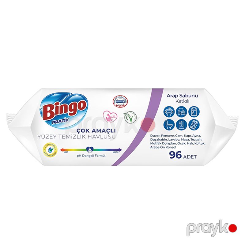 Bingo Pratik Yüzey Temizlik Havlusu Lavanta 96-lı Lavanta Kokulu Yüzey Temizlik Havlusu — Mallar, Bakı (5)