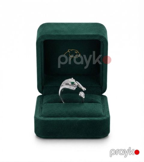 Üzük qadınlar üçün UZ-925-001, gümüş 925 əyar, sirkon — Bakı
