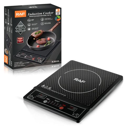 Raf R.8015 İnduksiyalı Soba 1 Ocaqlı LED Ekran 2000w İnfraqırmızı soba RAF Rəqəmsal elektrikli pilete — Bakı