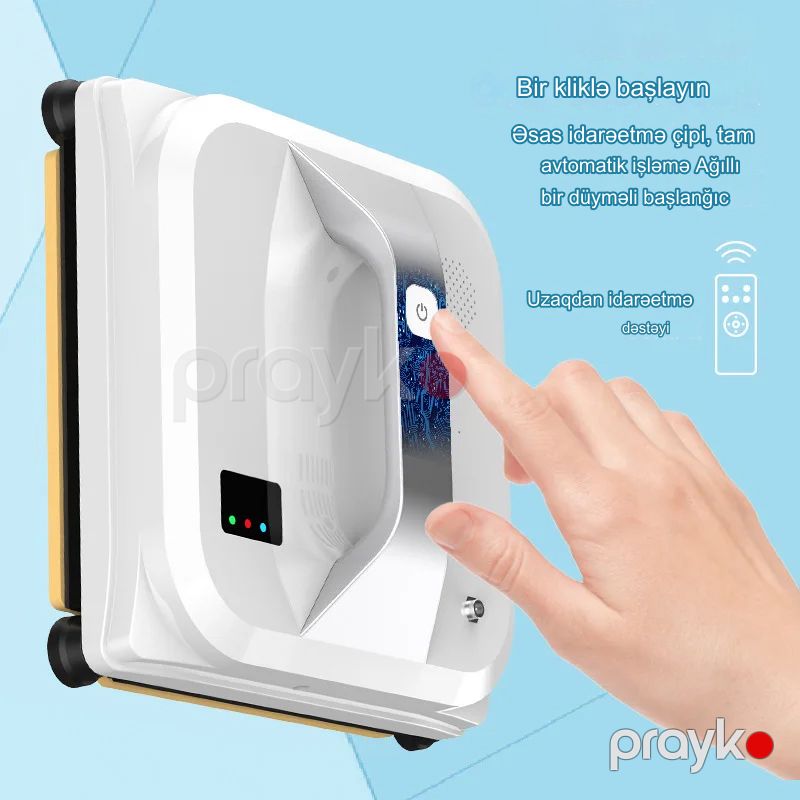 Robot Lifestyle RL1788 Robot Pəncərə Təmizləyici Yüksək Əmiş Gücü 3000Pa Elektrikli Ağıllı Pəncərə Silən — Mallar, Bakı (6)