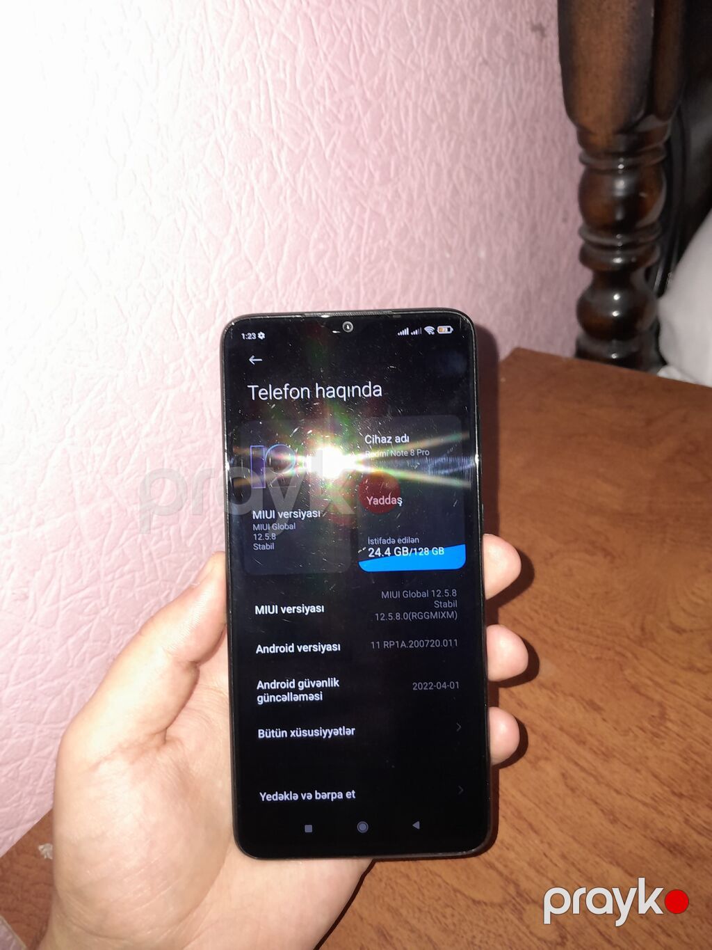 Redmi Note 8 Pro, 128 GB, rəng - Yaşıl, Barmaq izi — Xiaomi, Gəncə (2)