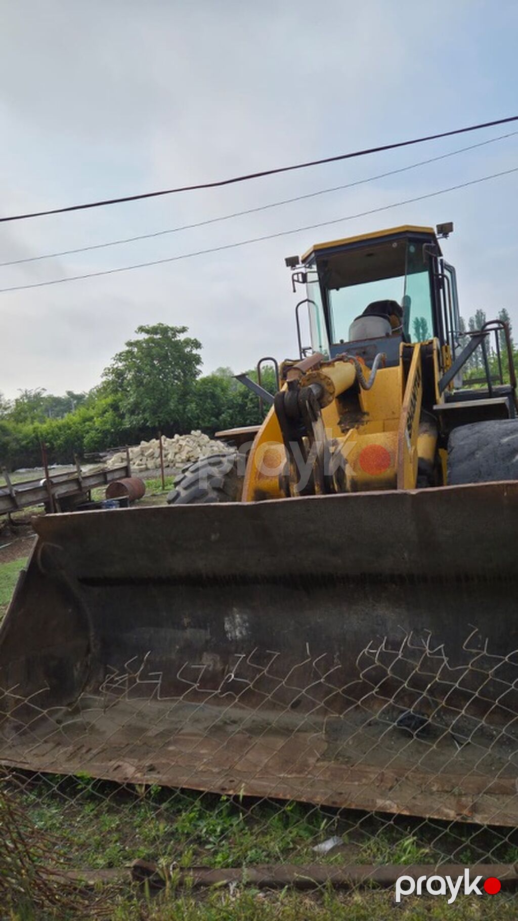 Shantuı təkərli ön yükləyici (loader) - Güclü dizel mühərriki, ağır — Forkliftlər, Bakı (3)