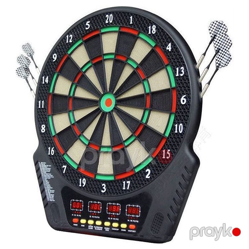 Elektron Dart Lövhəsi Rəqəmsal Yumşaq Uclu Dart Lövhəsi 6 Dart iynəsi ilə LED Ekran asma dart — İdman, hobi, istirahət, Bakı (3)