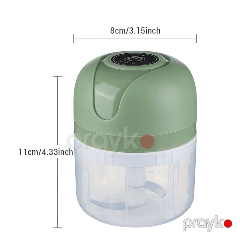 Elektrikli Mini Portativ Tərəvəz Doğrayıcısı — Blenderlər, xırdalayanlar və mikserlər, Bakı (3)