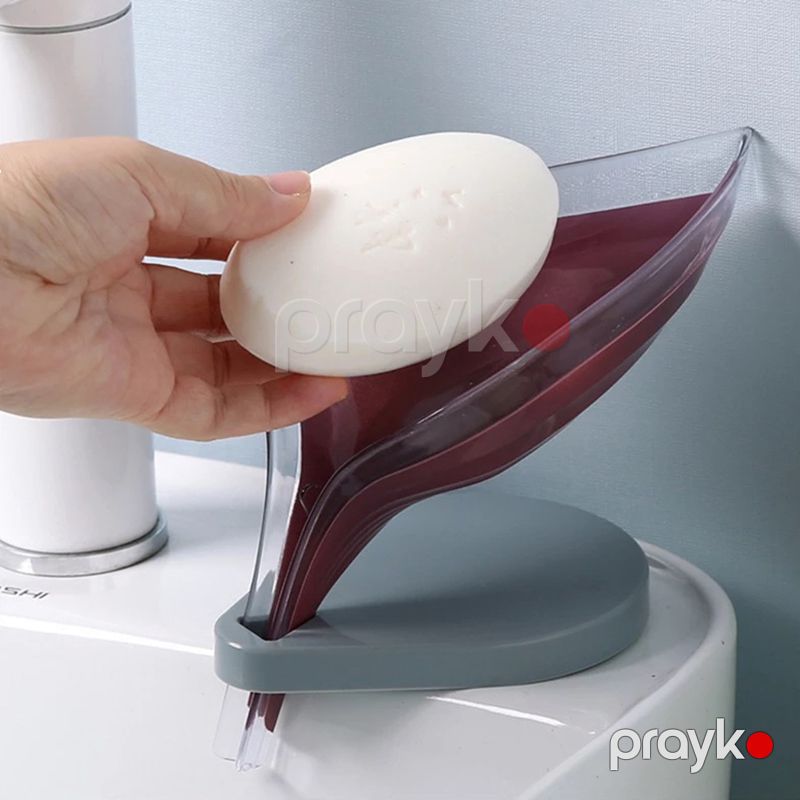 Yarpaq Formalı Sabun Qabı Sabun Saxlama Qutusu Şaquli Sabun Qabı — Mallar, Bakı (3)