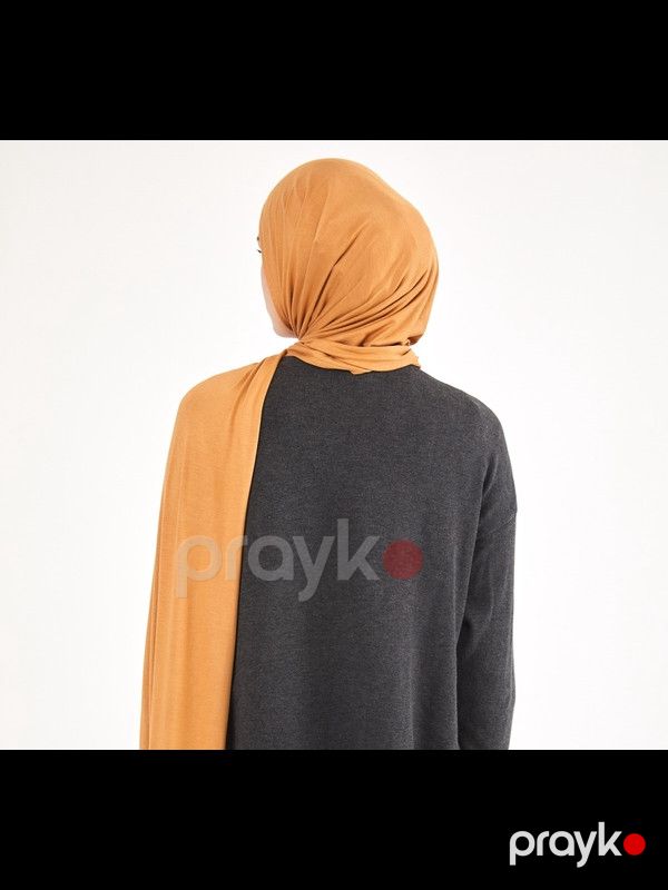 Hicab Diffeerenza 0019, sarı, pambıq — Mallar, Bakı (3)