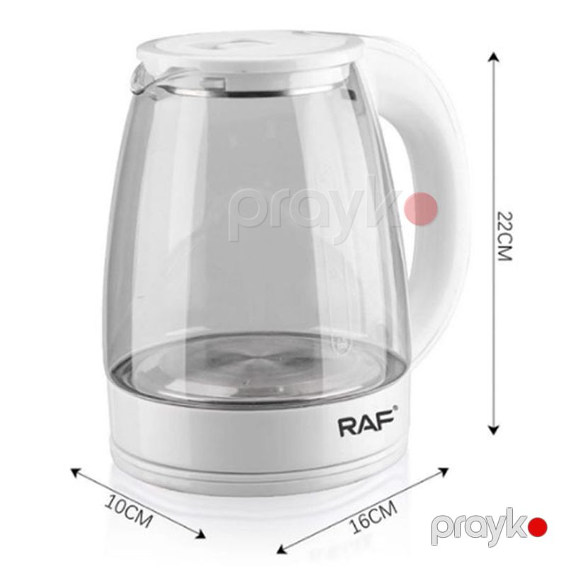 RAF R.7825 - Elektrikli Çaydan 2L Tutum 2200W Portativ Şüşə Mətbəx Çaydanı — Elektrik çaydanları və termoslar, Bakı (5)