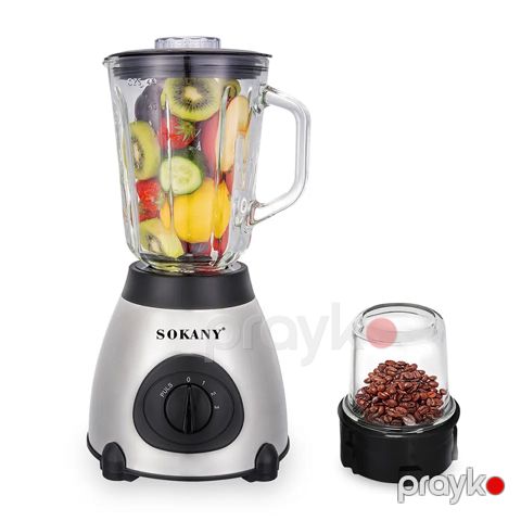 Çoxfunksiyalı Sokany Mətbəx Blenderi Portativ Meyvə Mikseri 400V Gücə Mexsus Qida Dərəcəli Paslanmaz Polad — Bakı