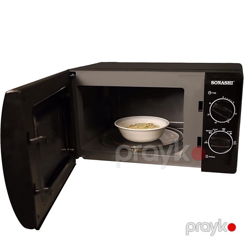 Sonashi Çoxfunksiyalı Elektrikli Mikrodalğalı Soba Manual İdarəetmə İlə Qızdırıcı 700W Gücündə — Mikrodalğalı sobalar, Bakı (4)