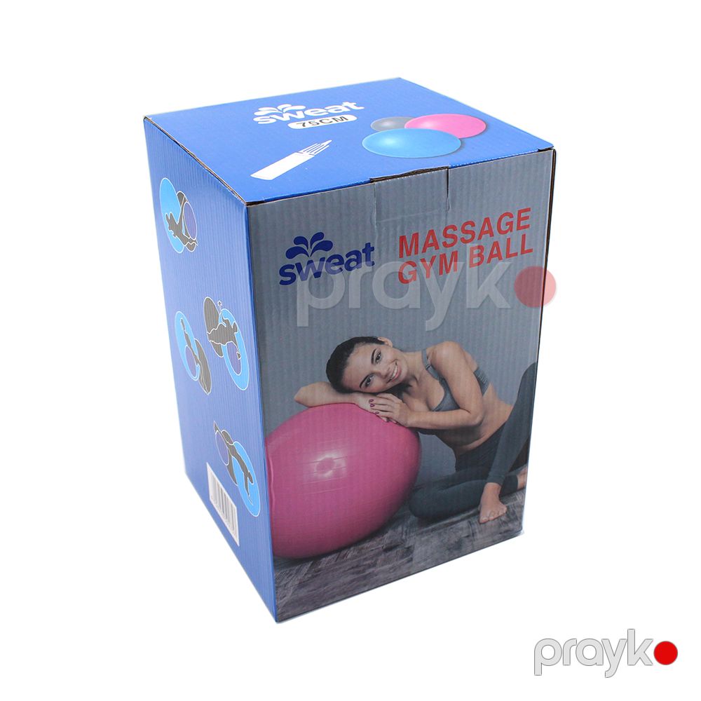 Pilates Topu Hava Nasosu Daxil 75sm Pilates Yoga Topu Jimnastik Topu 75sm Fitness, Yoga, Filates, Hamilelik Oturma Topu — Fitness və yoqa, Bakı (4)