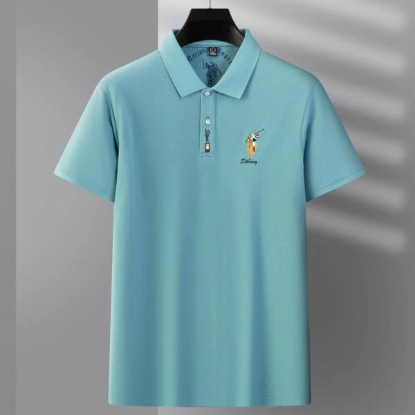 Polo Stpoing trikotaj kişi köynəyi 100% pambıq — Kişi geyimi, Bakı (4)
