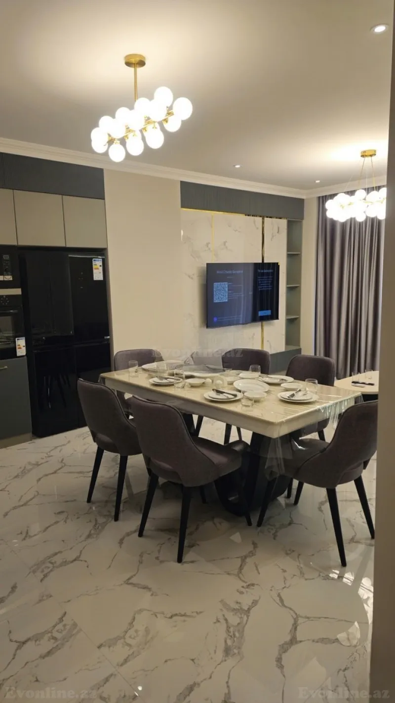 Kirayə verilir 4 otaqlı Mənzil Yeni tikili 160 m² Bakı, Yasamal r., 8 Noyabr m — Mənzil, Bakı (3)