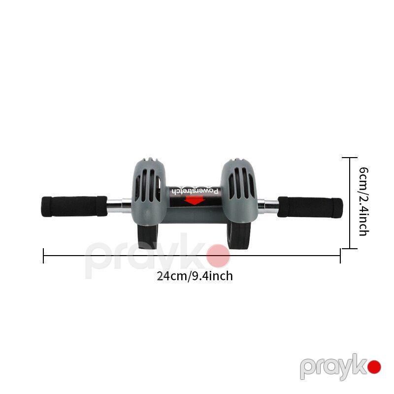 Press Çarxı Avtomatik Ribound Abdominal Power Stretch Roller Cüt Təkərli — Fitness və simulyatorlar, Bakı (3)