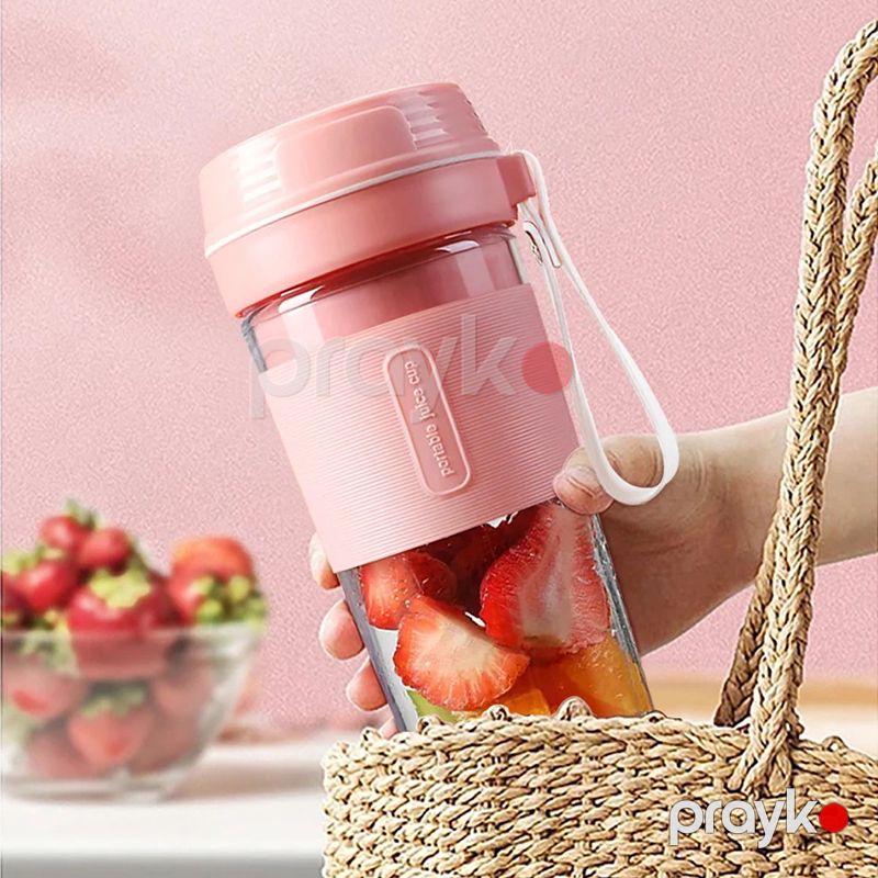 Portativ Mini Əl Blenderi Şirəçəkən Elektrikli Smoothie Maşın — Blenderlər, xırdalayanlar və mikserlər, Bakı (7)