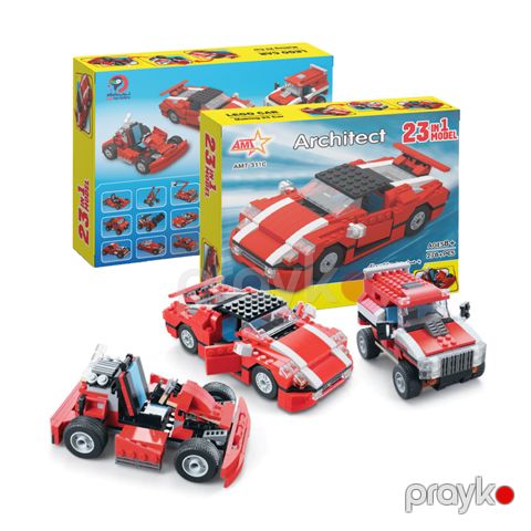 Lego Avtomobil Oyunu 3110 23 Fərqli Avtomobil Hazırlaya Bilərsiniz Yarış Avtomobili Yük Maşını Blok Kərpic Oyuncaq — Bakı