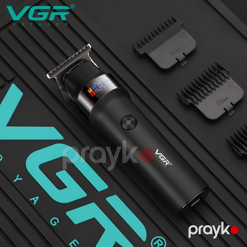 VGR V-987 - Trimmer Professional USB Şarj Edilə Bilən Bərbər Elektrikli Saç Maşını Simsiz — Usturalar, trimmerler və epilyatorlar, Bakı (3)