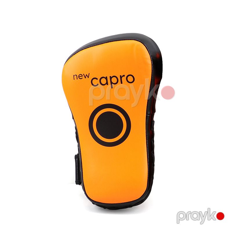 New Capro Uzun Oval Arxa Tutacaqlı Təlim Lapa Boks Üçün 2 ədəd Qoruyucu Capro Lapa Narıncı — İdman, hobi, istirahət, Bakı (5)