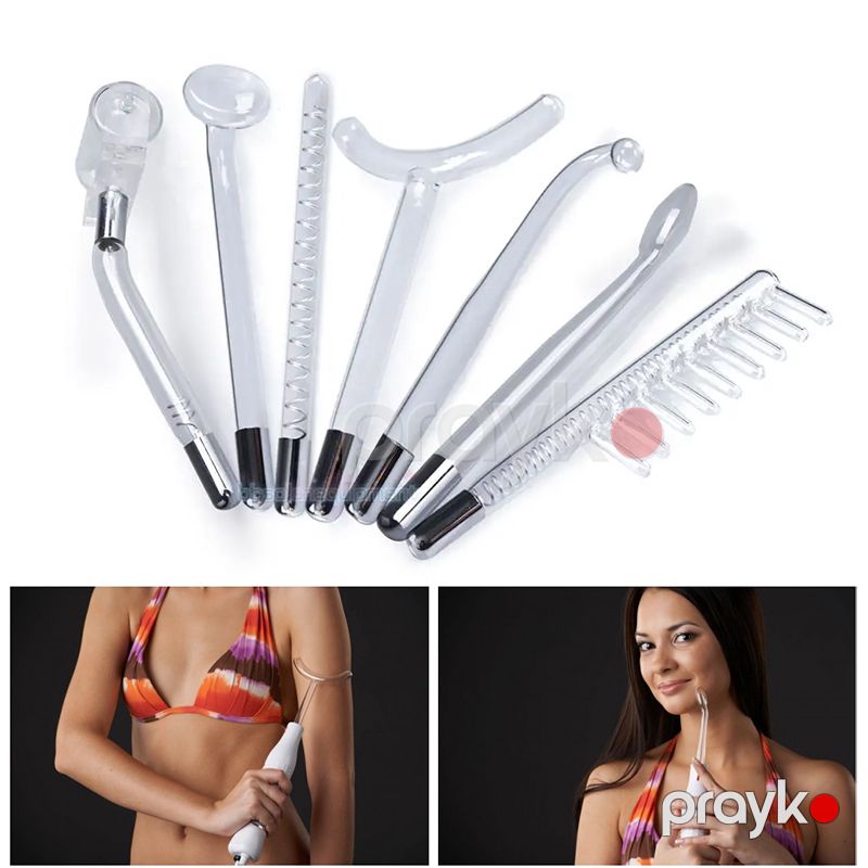 7in1 Yüksək Tezlikli Elektroterapiya Darsonval Cihazı CH-107 Pro Hidroderma Cihazı Şüşə Ləkə Sızanaq Təmizləyici Dəriyə Qulluq Cihazı — Gözəllik və səhiyyə, Bakı (4)
