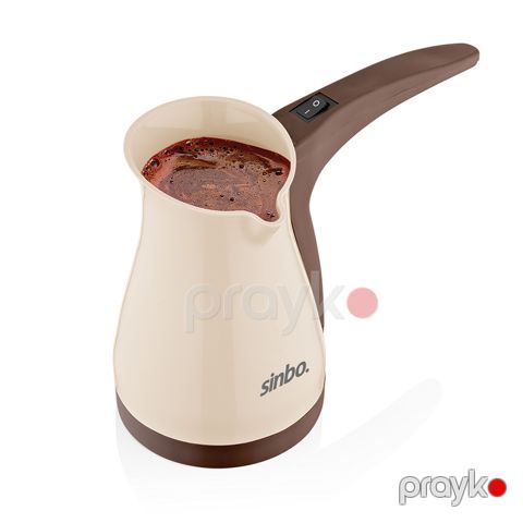 Sinbo Qəhvə Maşını Elektrikli Türk Qəhvəsi SCM-2928 Portativ Sürətli Espresso Qəhvə Maşını 1000W 0.4L 5 Fincan Tutumu — Bakı