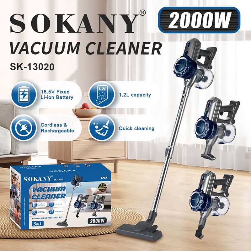 Sokany SK-13020 Elektrikli Portativ Tozsoran Simsiz Tozsoran 2000W — Tozsoran, Bakı (5)
