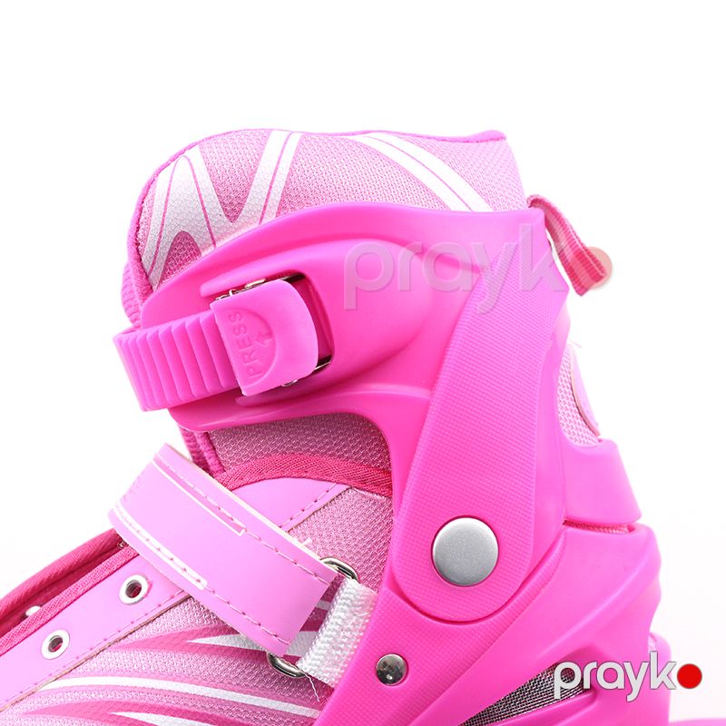 FeiBao Tənzimlənən LED Flaş Roller Skating Shoes Rolik Pink Feibao Rolik — Geyim, ayakkabı, aksesuarlar, Bakı (5)