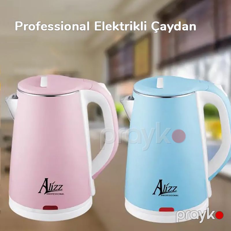 Elektrikli Çaydan Aliz Professional Çaynik 13 İstilik İzolyasiyası Böyük Tutumlu Paslanmaz Polad Çaydan 2.3L — Elektrik çaydanları və termoslar, Bakı (5)