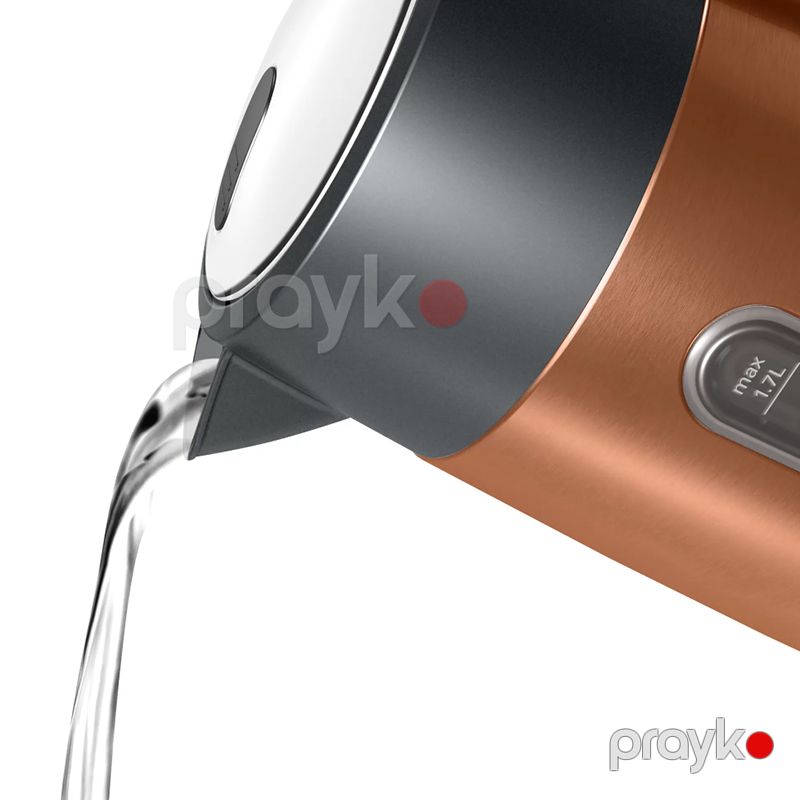 Çaydan Bosch TWK4P439 Erqonomik İstifadə 1.7L Designline Elektrik Çaydanı 2400 W Gücündə Peşəkar Mis Çaydan — Elektrik çaydanları və termoslar, Bakı (5)