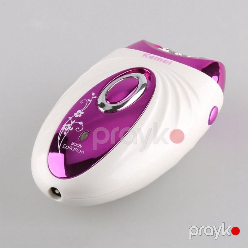 Kemei KM 205 Qadınlar Üçün Elektrikli Epilator Çoxfunksiyalı Hamar Elektrikli Simsiz Epilyasiya Cihazı Bədən Üz Epilyatoru — Usturalar, trimmerler və epilyatorlar, Bakı (5)