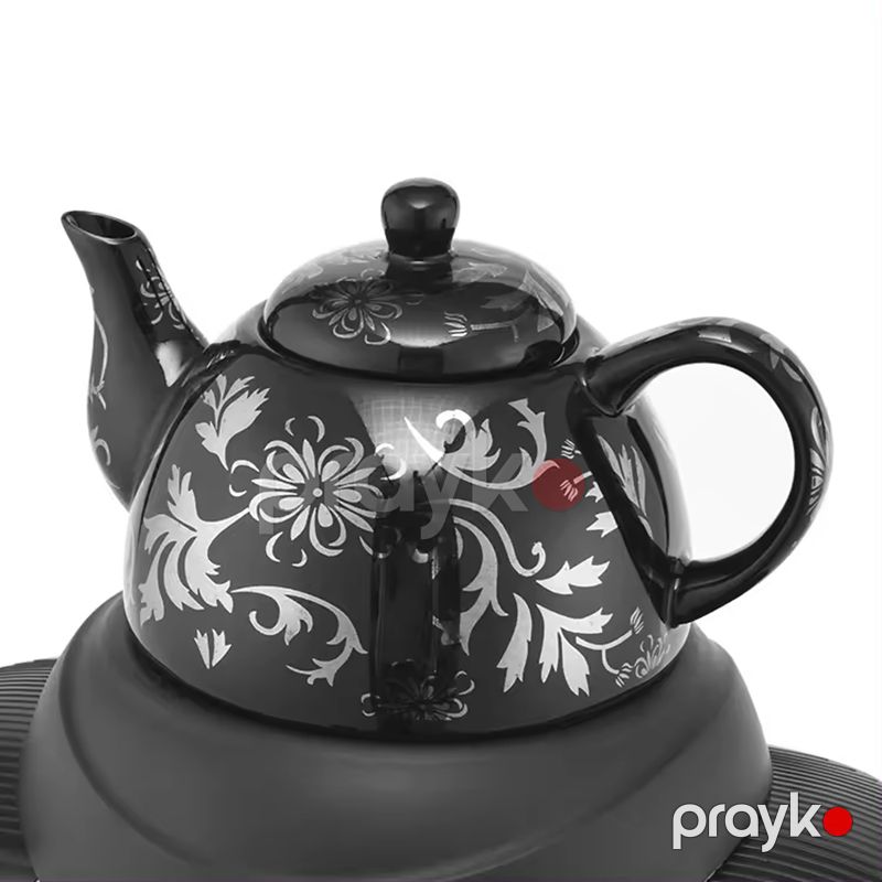 Sonıfer SF-2022 Çaydan Samovar Dəsti Elektrikli Keramika Çaydan 1L+3L Professinal Elektrikli Samovar — Samovarlar, Bakı (3)