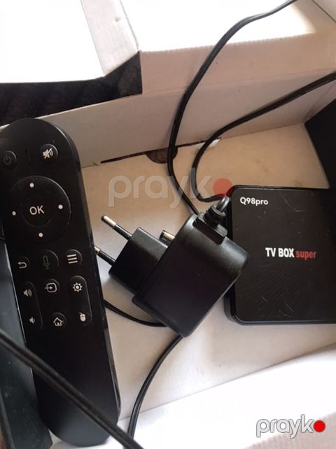 Q98 Pro “TV BOX super” – Android TV qutusu Komplekt: - Q98 Pro TV Box — Novxanı