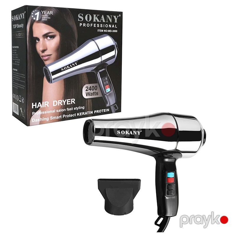 Sokany MD-3000 Saç Feni Saç Şəkilləndirici Fen Saç Quruducu Fen Hava Feni 2400W — Fən, Bakı (2)