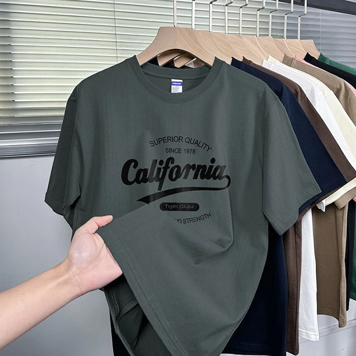 Müstəsna "California Superior Quality" Premium 100% Pambıq Kişi Futbolkası — Rahatlığın və Qüsursuz Üslubun Təcəssümü — Kişi geyimi, Bakı (7)