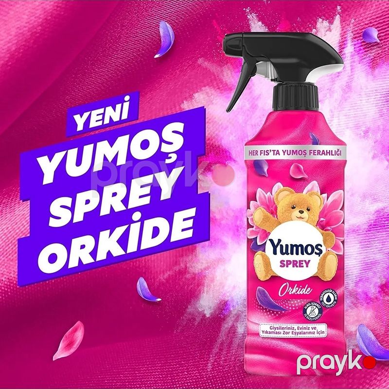 Yumoş Sprey 450 ML Orkide Çətin yuyulan əşyalar üçün "Yumoş" spreyi — Mallar, Bakı (2)