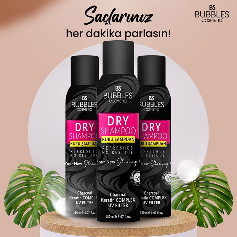 Bubbles Cosmetics Yağlı Saçlar Üçün Təravətləndirici Saç Spreyi 150 Extra Volumizing Volumizer Keratin Complex — Saç qayığı, Bakı (2)