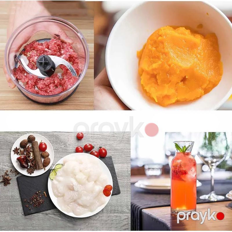 Sokany 4-ü 1-də Paslanmayan Polad Elektrikli Blender 2 Sürətli Blender Əl Mikseri Mətbəx Çırpıçısı 700ml SK-1710-4 — Blenderlər, xırdalayanlar və mikserlər, Bakı (4)