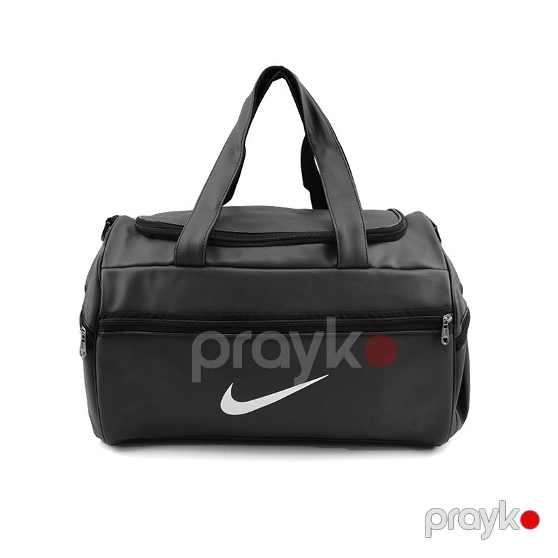 Nike Dəri Teksturalı Səyahət Çantası Unisex Çanta Səyahət Çantası Qara Nike Sport Bag Mini Basketbol Çantası — Çantalar, çamadanlar, cüzdanlar, Bakı (2)