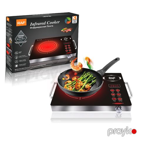 RAF Elektrikli İnfraqırmızı Soba 3500W Güc Tək Ocaqlı Soba R.8003 Elektrikli Soba — Bakı