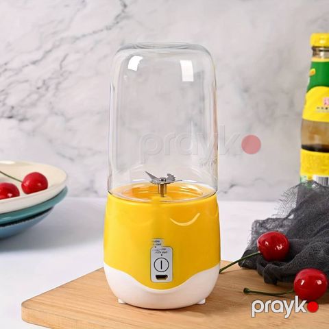 İstifadəsi Asan Portativ Kokteyl Blenderi USB Elektrikli Simsiz Meyvə Qarışdırıcı Blender 400ml Tutumuda Smoothies Shakes — Bakı