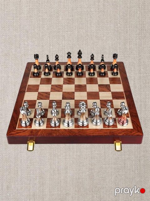Şahmat dəsti, taxta lövhə — Bakı