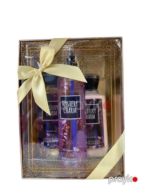 Bədən üçün kosmetika dəsti Dear Body Mystery Charm (bədən üçün losyon 236 ml + bədən üçün mist 236 ml + bədən üçün gel 295 ml) — Bakı