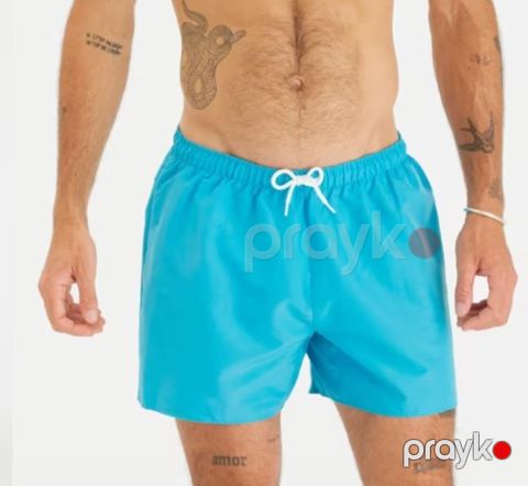 Kişilər üçün üzgüçü şortları Decathlon Hendaia MW, firuzəyi, ölçü M — Bakı