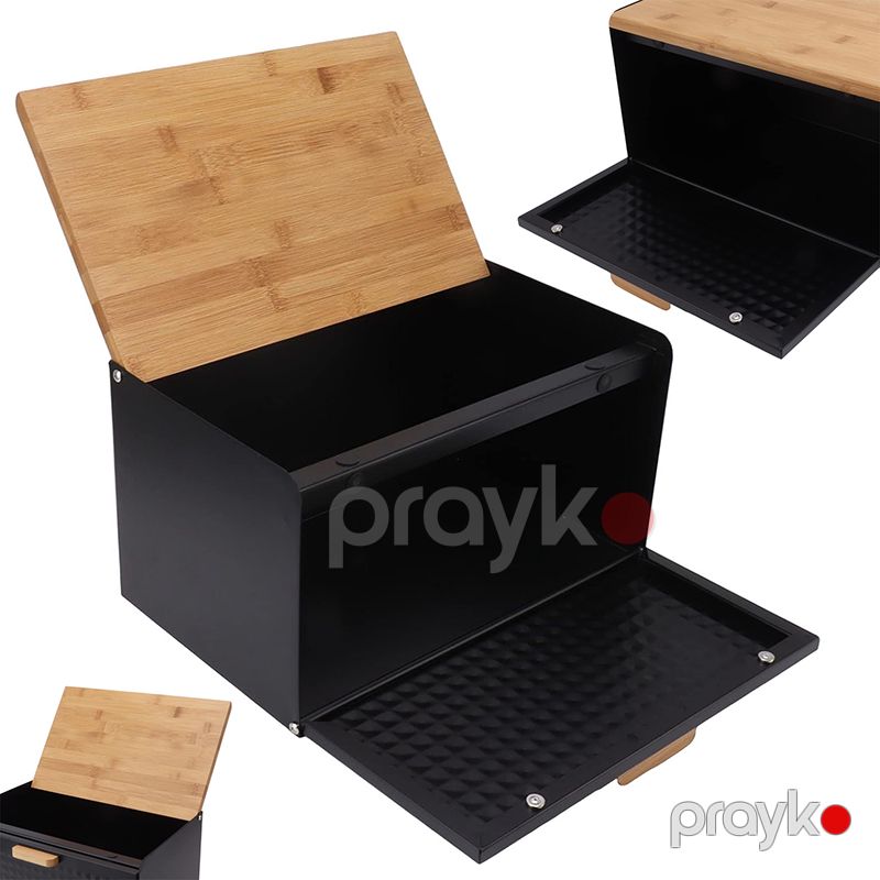 Bambu Çörək Qabı Bamboo Roll Böyük Tutumlu Premium Material Taxta Çörək Qabı Üst Qapaqlı Asan Giriş Vintage Dizaynı İlə Çörək Qabı — Qablar və mətbəx əşyaları, Bakı (7)